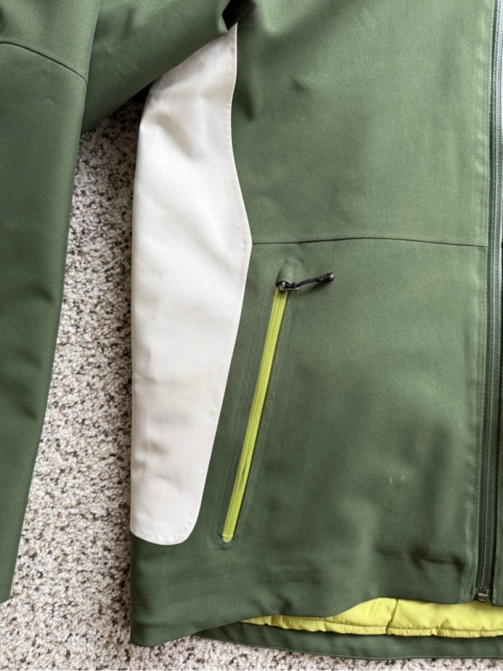 Patagonia Men’s Small Green Ski/Snowboard 2000s Vintage Coat - Picture 8 of 11